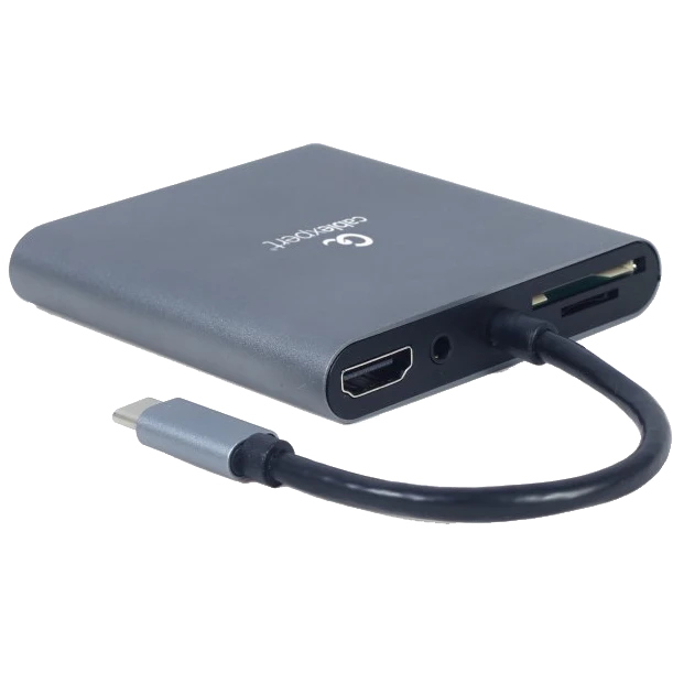 Док станція · Cablexpert A-CM-COMBO6-01 USB-C 6-в-1