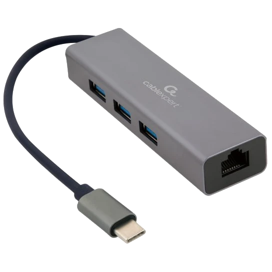 Адаптер · Cablexpert A-CMU3-LAN-01 USB-С на Gigabit Ethernet