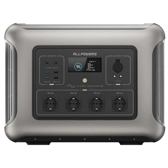 Портативна зарядна станція · ALLPOWERS R2500 2016 Вт·г LiFePO4 2500 Вт