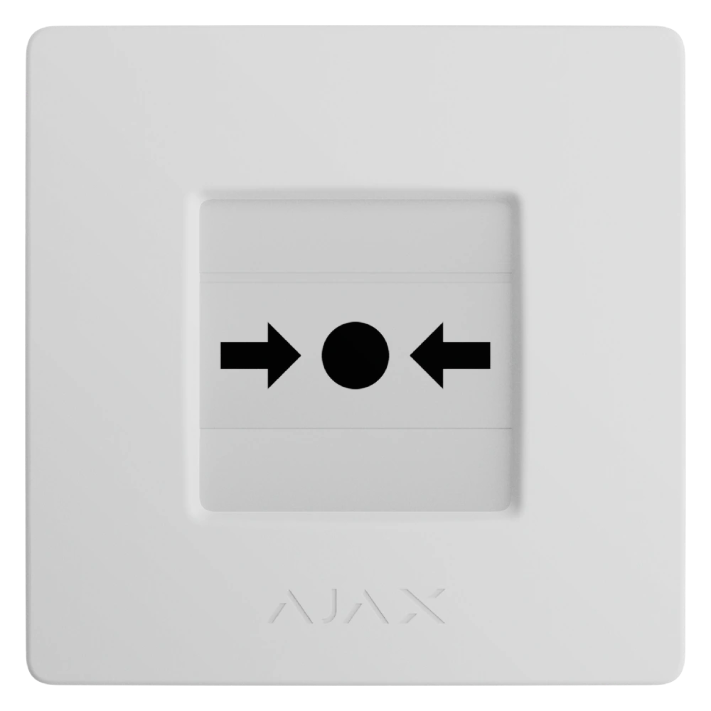 Сповіщувач · Ajax Manual Call Point (White) (8EU) ASP ручний бездротовий