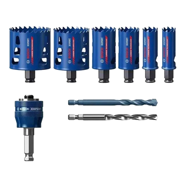 Набір коронок · Bosch Tough Material 14 шт. (2608900447)