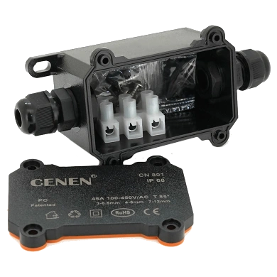 Водонепроникна коробка · CN801-2 PG7 (3-6.5mm) 1-4 контакти IP68