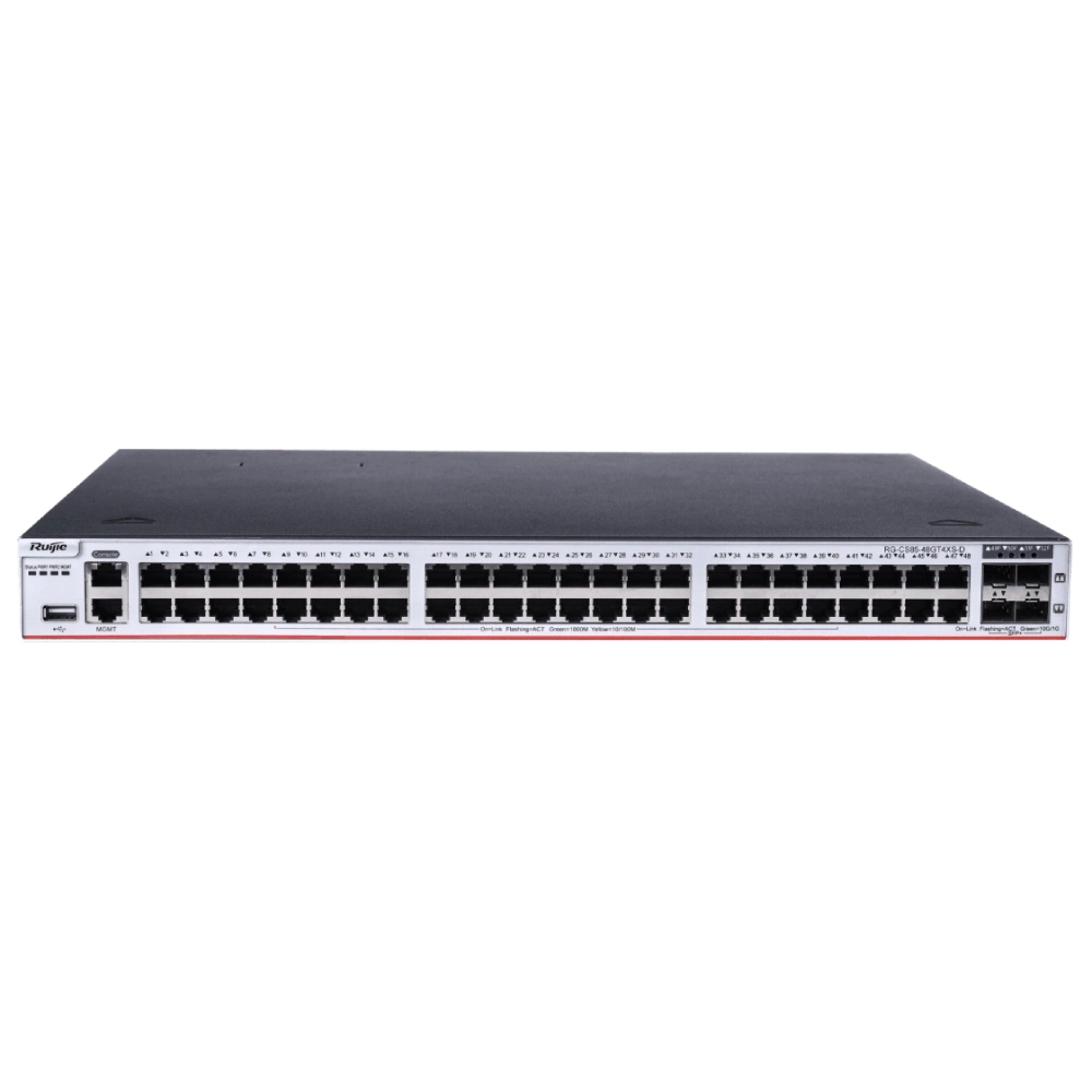 Комутатор 48 портів керований · Ruijie RG-CS85-48GT4XS-D L3