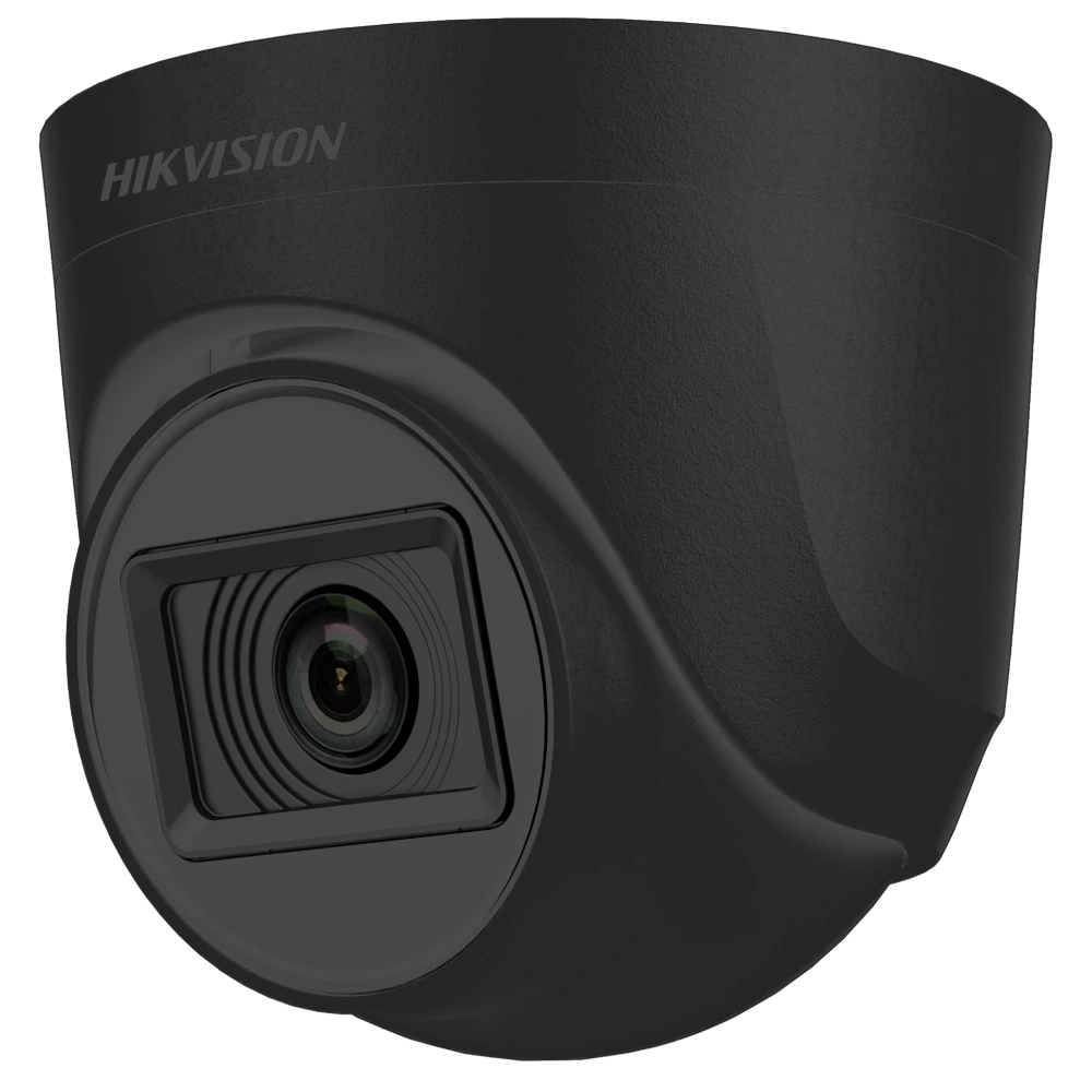 Turbo HD відеокамера Hikvision · DS-2CE76D0T-ITPFS/Black 2МП (2.8 мм) з мікрофоном