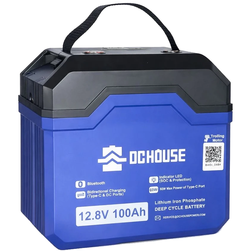 Акумуляторна батарея · DСHOUSE 12.8V 100Ah (ECO-LFP1210004) Bluetooth