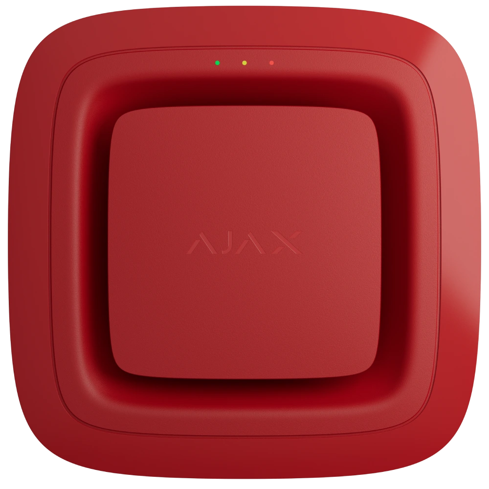 Сповіщувач · Ajax EN54 FireProtect (Sounder) red пожежний звуковий