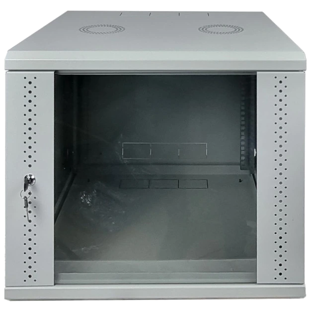 Шафа · EServer 9U 600х600х503 скло, сіра