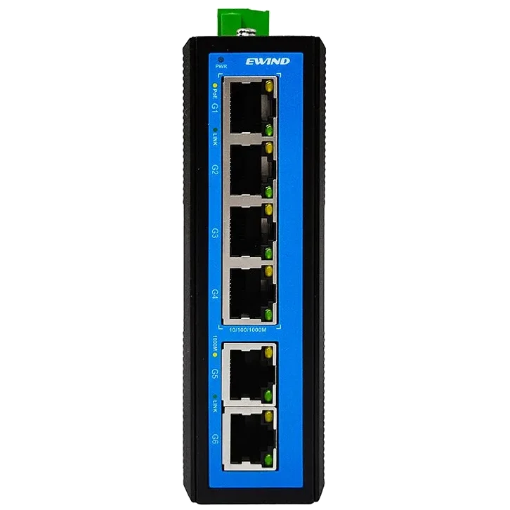 Комутатор 6 портів некерований · Ewind EW-PIS1806GE