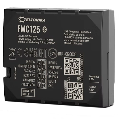 4G трекер · Teltonika FMС125 RS232, RS485
