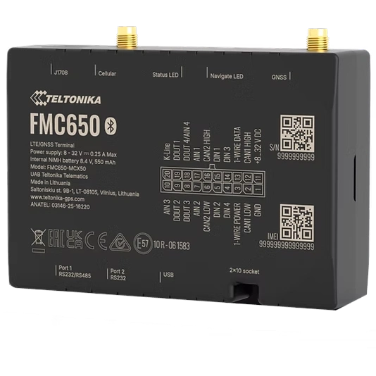 Професійний GPS-трекер · Teltonika FMC650 CAN J1708