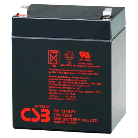 Акумуляторна батарея · CSB GP1245F2 12В 4.5А•г
