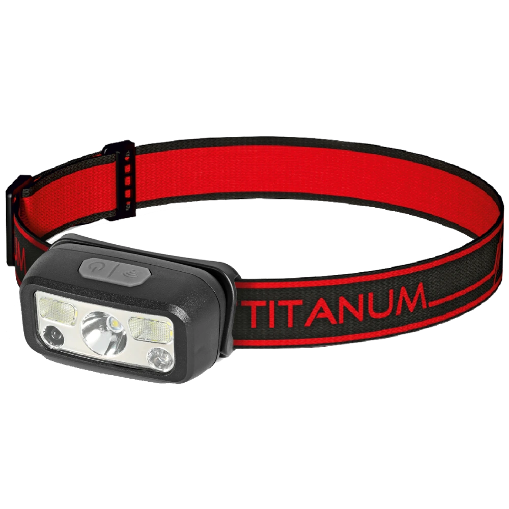 Налобний світлодіодний ліхтарик · TITANUM TLF-H07 80Lm 11000К /8000K