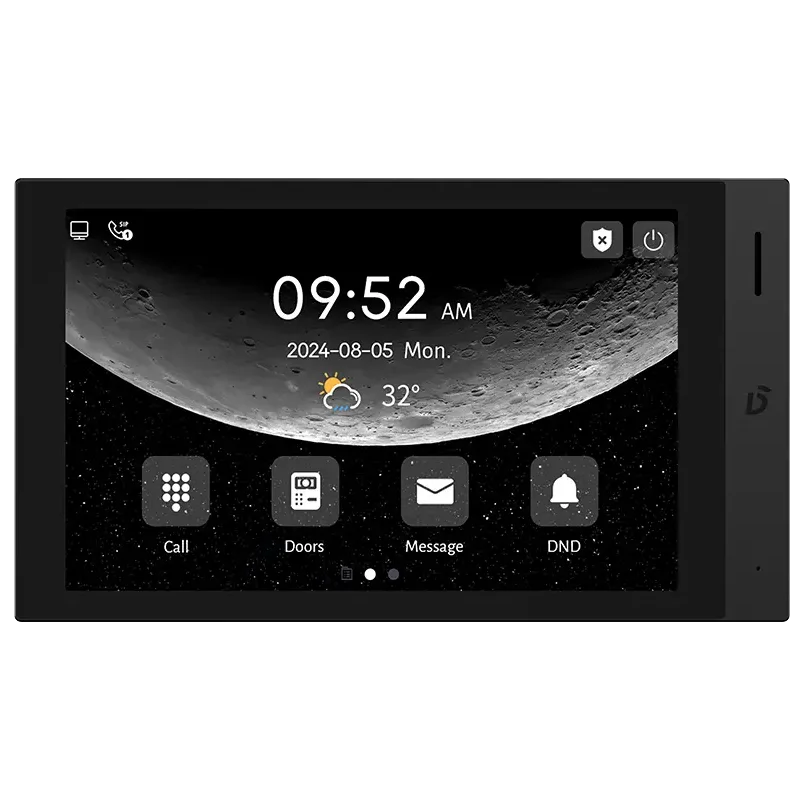 Відеодомофон · Dnake H616 BLACK 8' Android 10