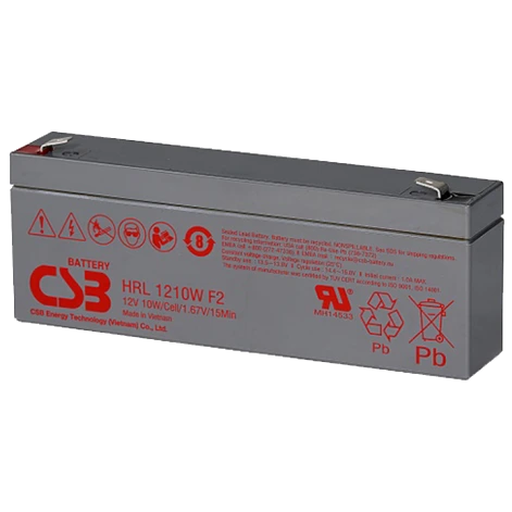 Акумуляторна батарея · CSB HRL1210W F2FR 12В 2.3А•г