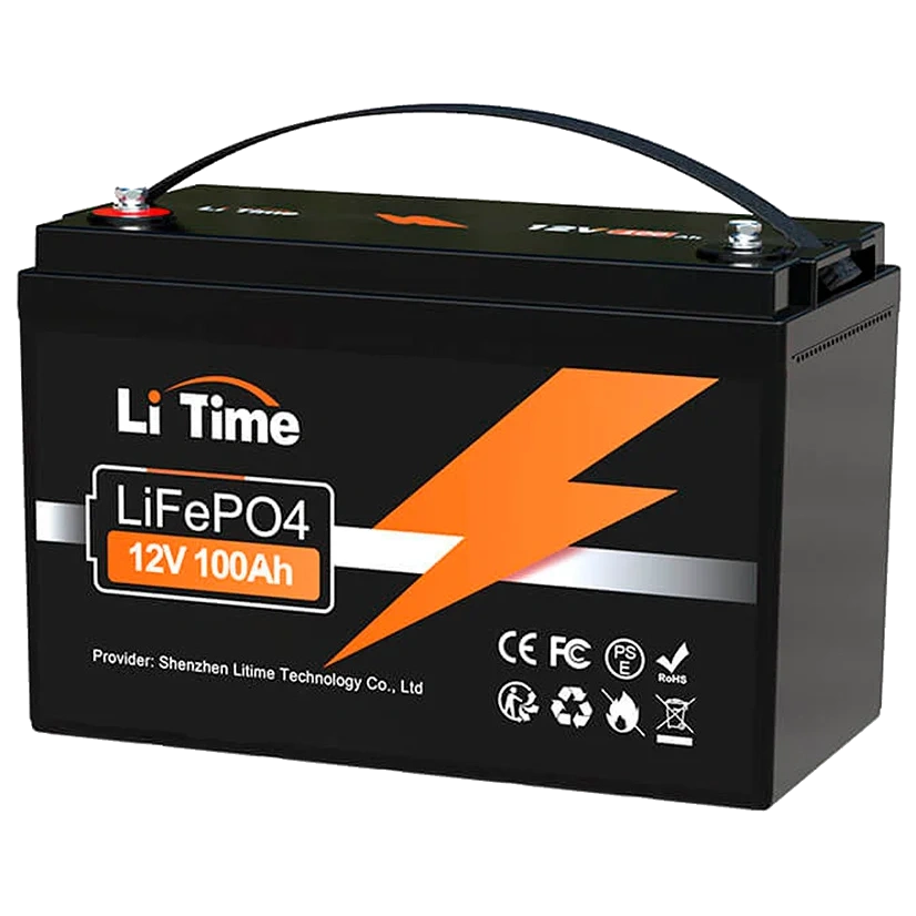 Акумуляторна батарея · LiTime LiFePO4 12V 100Ah