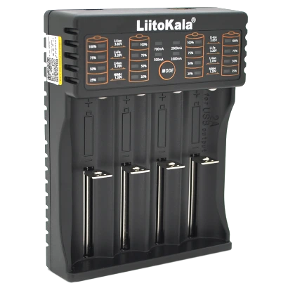 Зарядний пристрій · Liitokala lii-402 4 канали