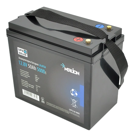 Акумуляторна батарея · Merlion LiFePO4 12.8V 50AH