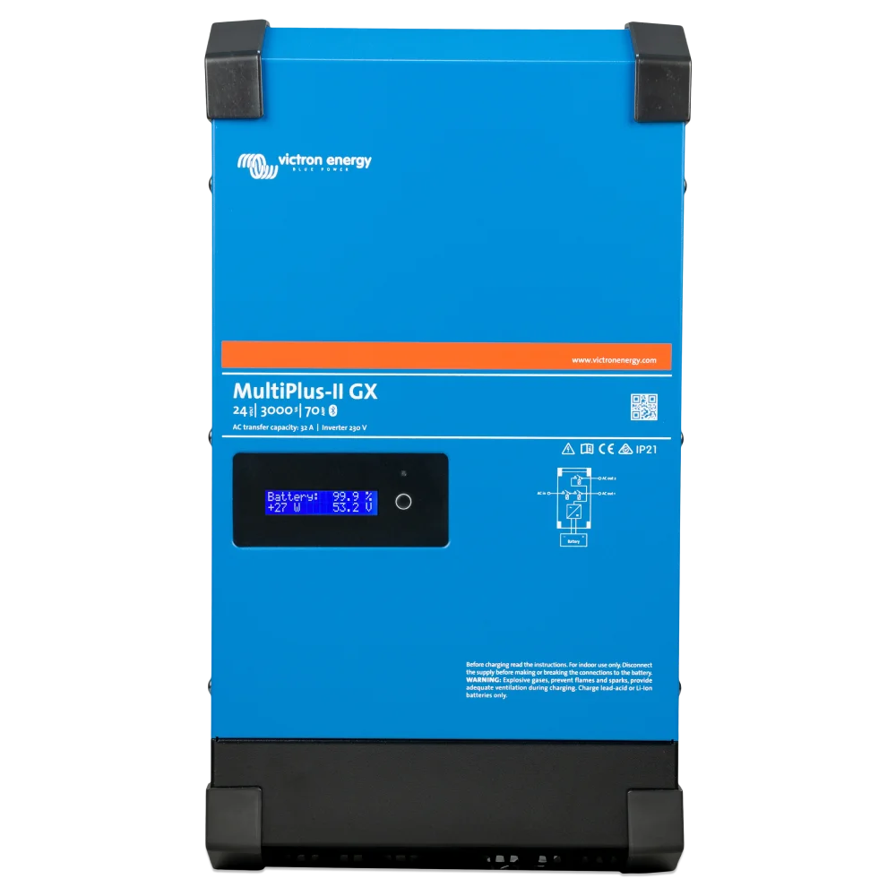 Інвертор · VictronEnergy MultiPlus-II 24/3000/70-32 GX 230V однофазний чиста синусоїда