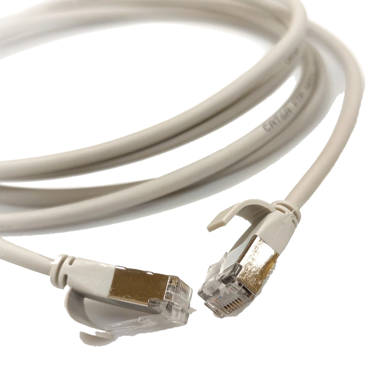Патч-корд · U/FTP, 0.5м, кат. 6А, 28AWG Slim, LSZH, LW