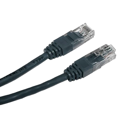 Патч-корд · Cablexpert PP12-0.25M/BK 0.25 м кат.5Е чорний