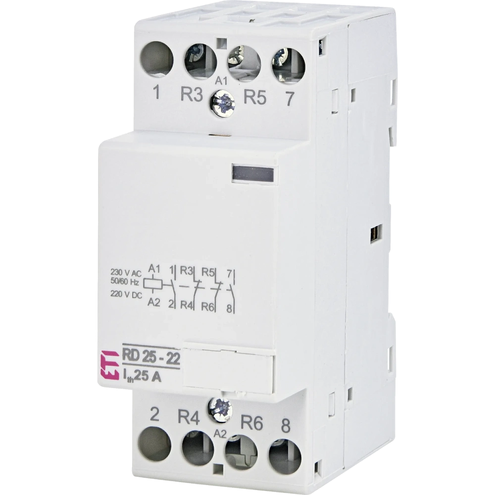 Контактор модульний · ETI RA 25-22 230V AC
