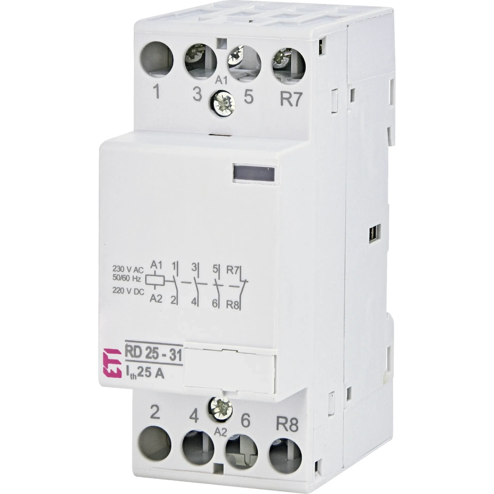 Контактор модульний · ETI RA 25-31 230V AC