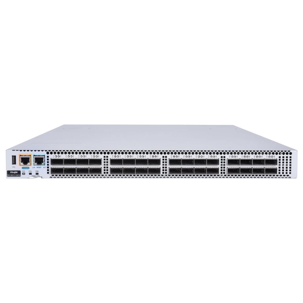 Комутатор 32 порти керований · Ruijie RG-S6510-32CQ 100GE DCI