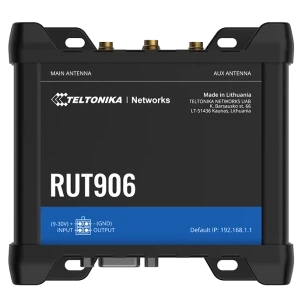 Промисловий стільниковий маршрутизатор · Teltonika RUT906 з 4G LTE, Wi-Fi, RS-232, RS-485