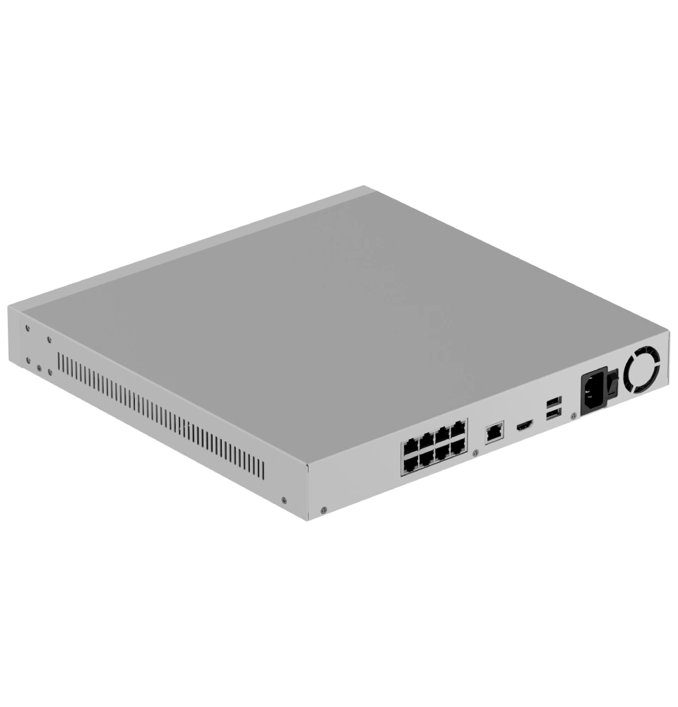 Відеореєстратор · Ajax Superior NVR H2DAI8PAC (16ch) white 24ТБ PoE AI