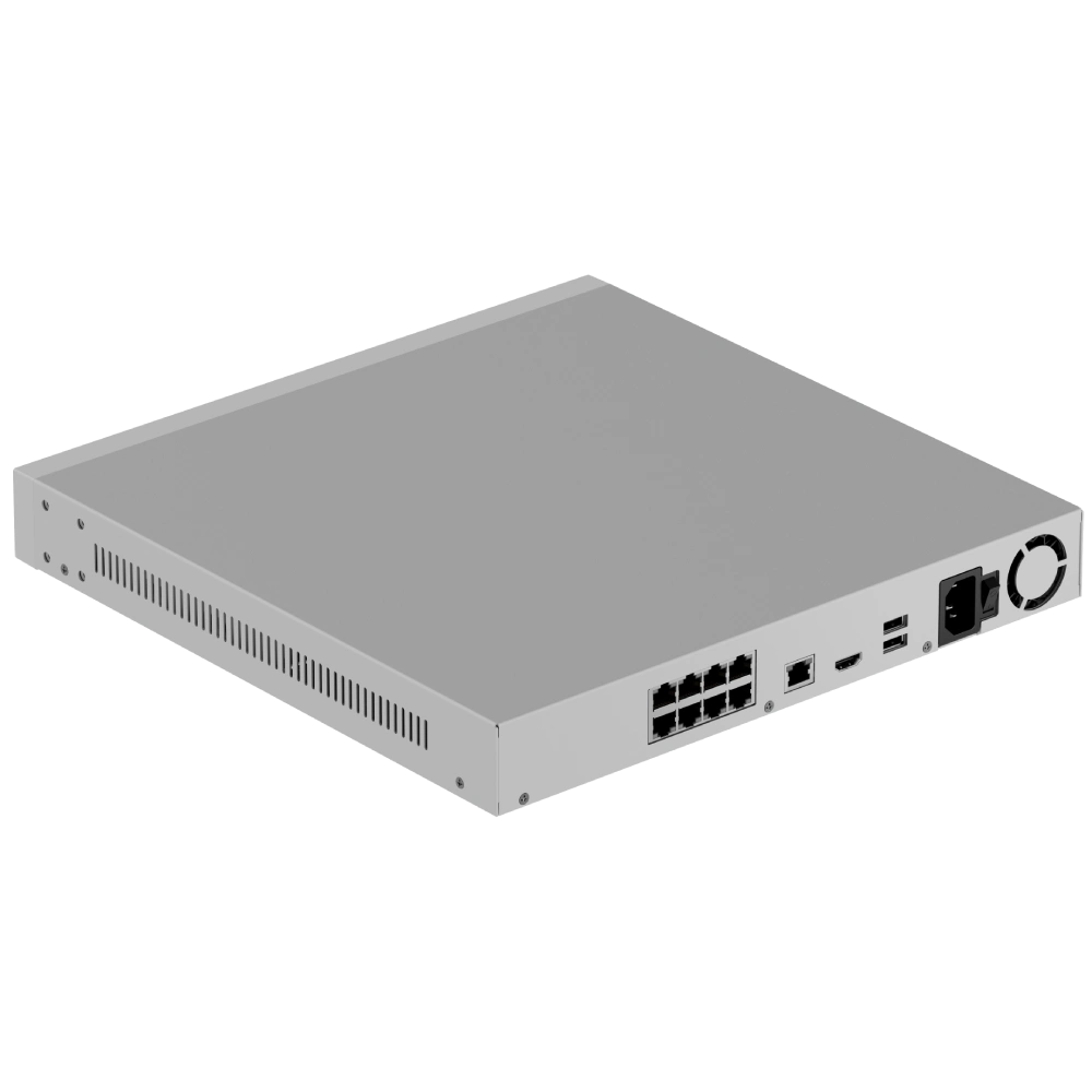 Відеореєстратор · Ajax Superior NVR H2DAI8PAC (8ch) white 24ТБ PoE AI
