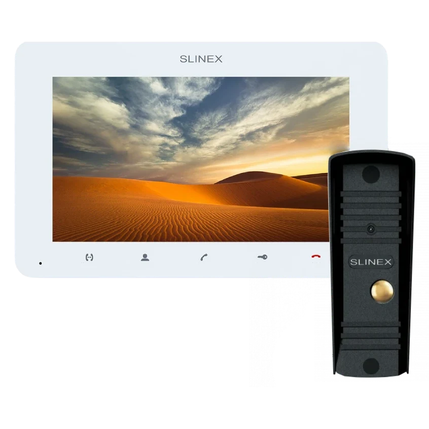 Комплект Slinex · SM-07MHD білий + ML-16HD чорний