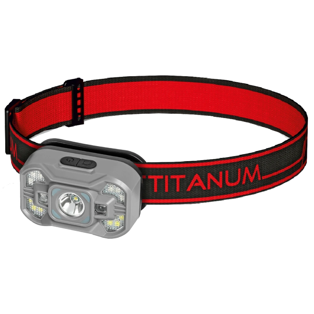 Налобний світлодіодний ліхтарик · TITANUM TLF-H08 110Lm 8500K