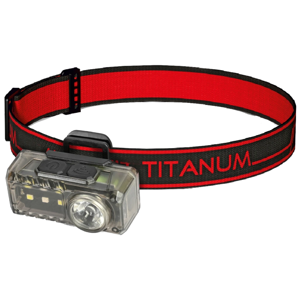 Налобний світлодіодний ліхтарик · TITANUM TLF-H10 80Lm 12000/6500K