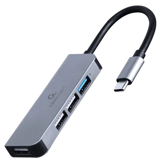 USB-концентратор · Cablexpert UHB-CM-U3P1U2P3-01USB-С 1 х USB 3.1 Gen1 (5 Gbps), 3 х USB 2.0