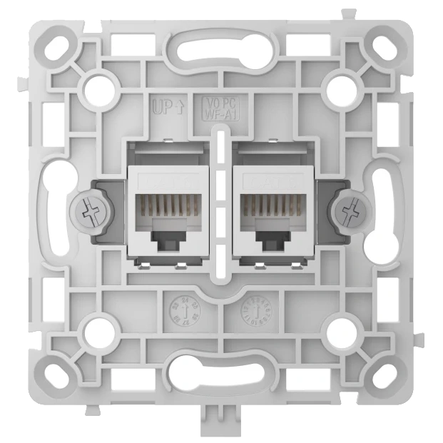 Механізм інтернет розетки · Ajax OutletCore (LAN) white