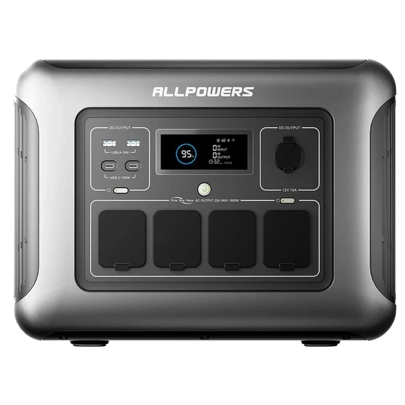 Портативна зарядна станція · ALLPOWERS R1500 LITE 1056 Вт·год, 1600 Вт
