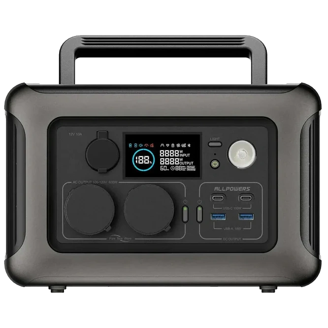 Портативна зарядна станція · ALLPOWERS R600 299 Вт·г 600 Вт