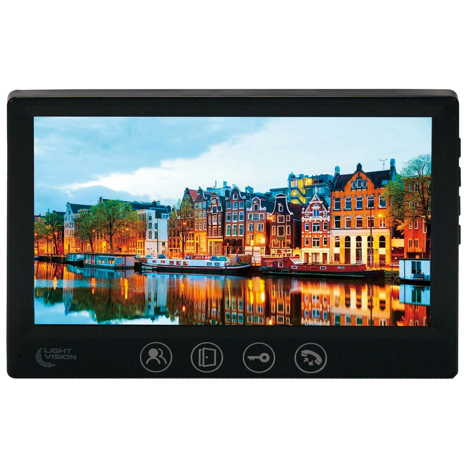 Відеодомофон · Light Vision AMSTERDAM FHD BLACK