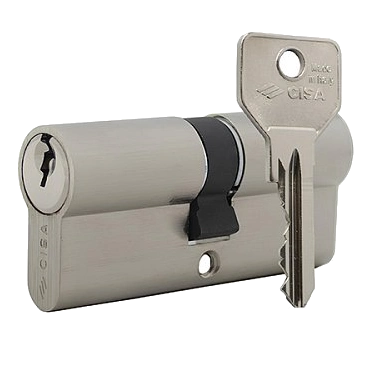 Циліндр нікель матовий 3 ключі · CISA C2000 80 (40*40)