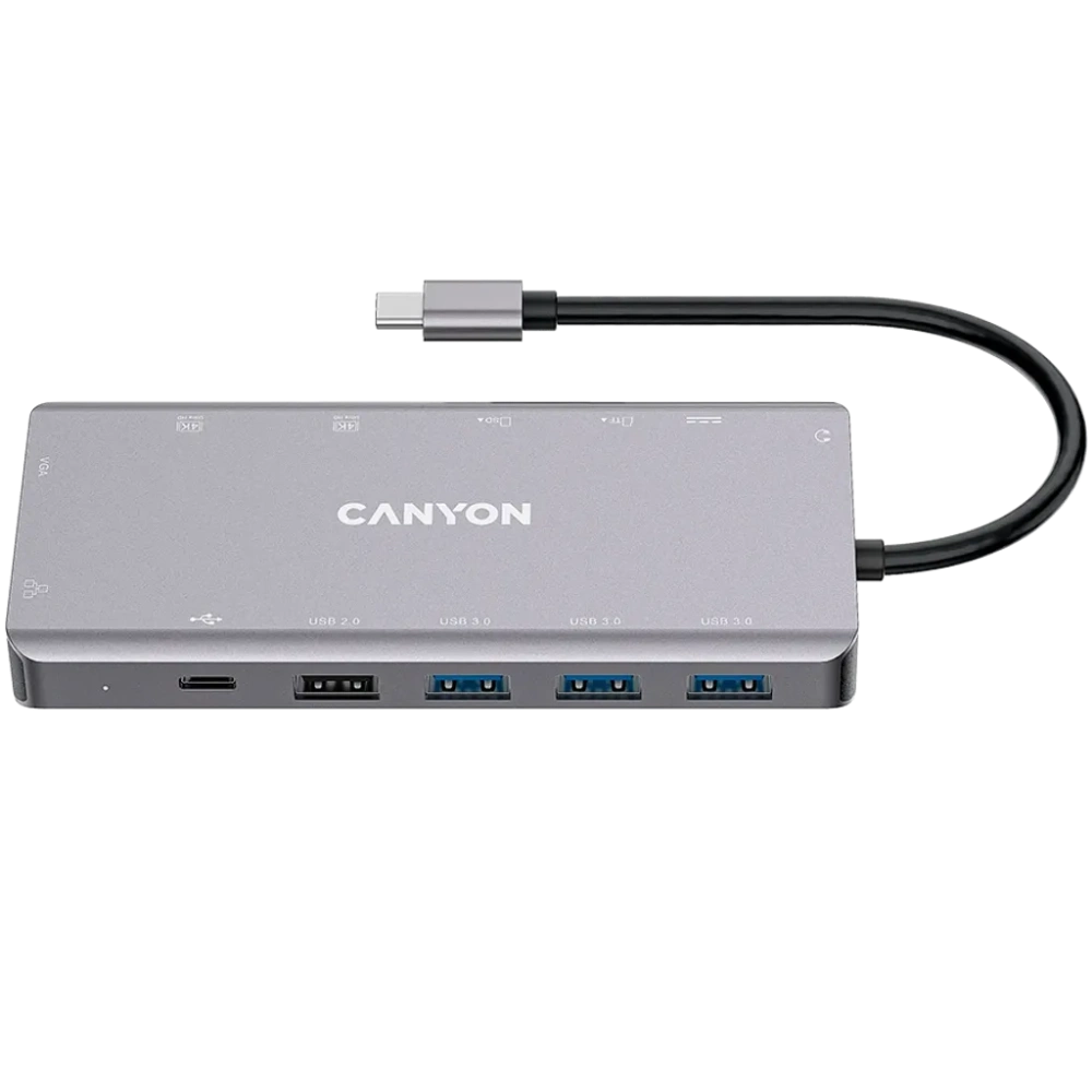USB-хаб (комутатор) · Canyon 13 Port USB-C Hub DS-12 (CNS-TDS12)