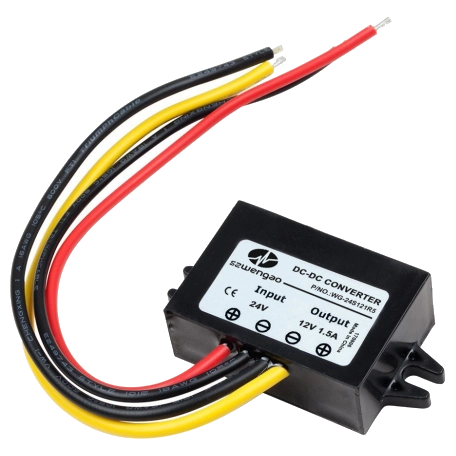 Перетворювач інвертор · DC/DC 24V-12V 1.5A, IP67, 18W