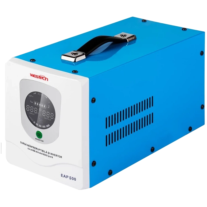 Джерело безперебійного живлення · Westech EAP DUAL-800ВA/500Вт 12В однофазний з правильною синусоїдою