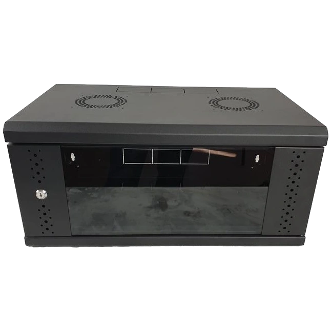 Шафа · EServer 4U 600х350х284, скло, чорна