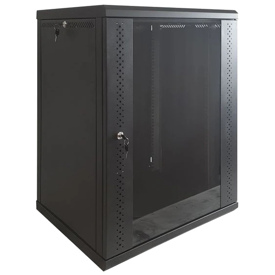 Шафа · EServer 12U 600х600х637 скло, чорна
