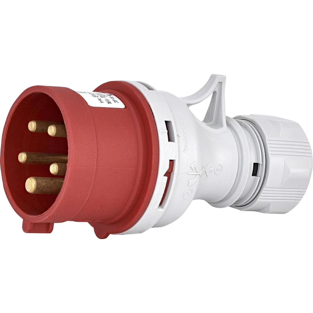 Вилка кабельна · ЕТІ EV-3253 IP44 32A 400V 3P+N+PE