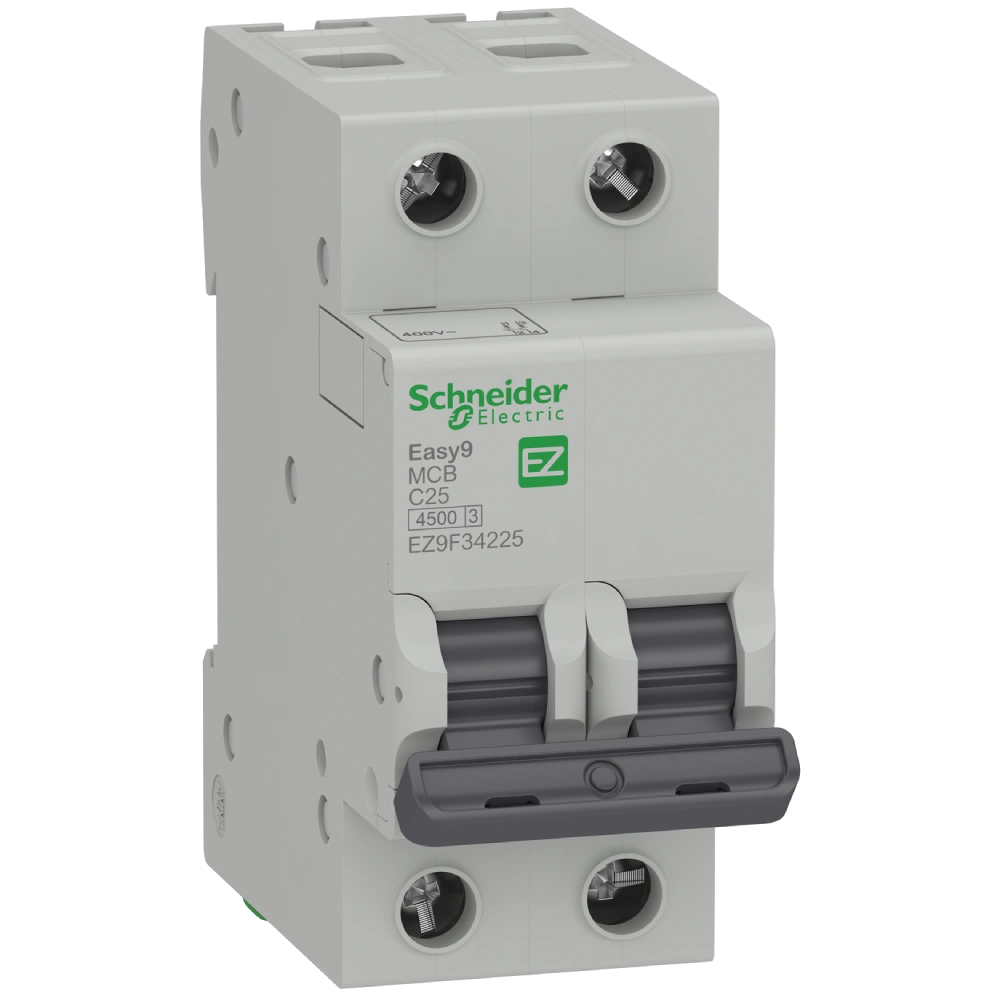 Автоматичний вимикач (АВ) Easy9 · Schneider Electric EZ9, 2Р, 25А "С"