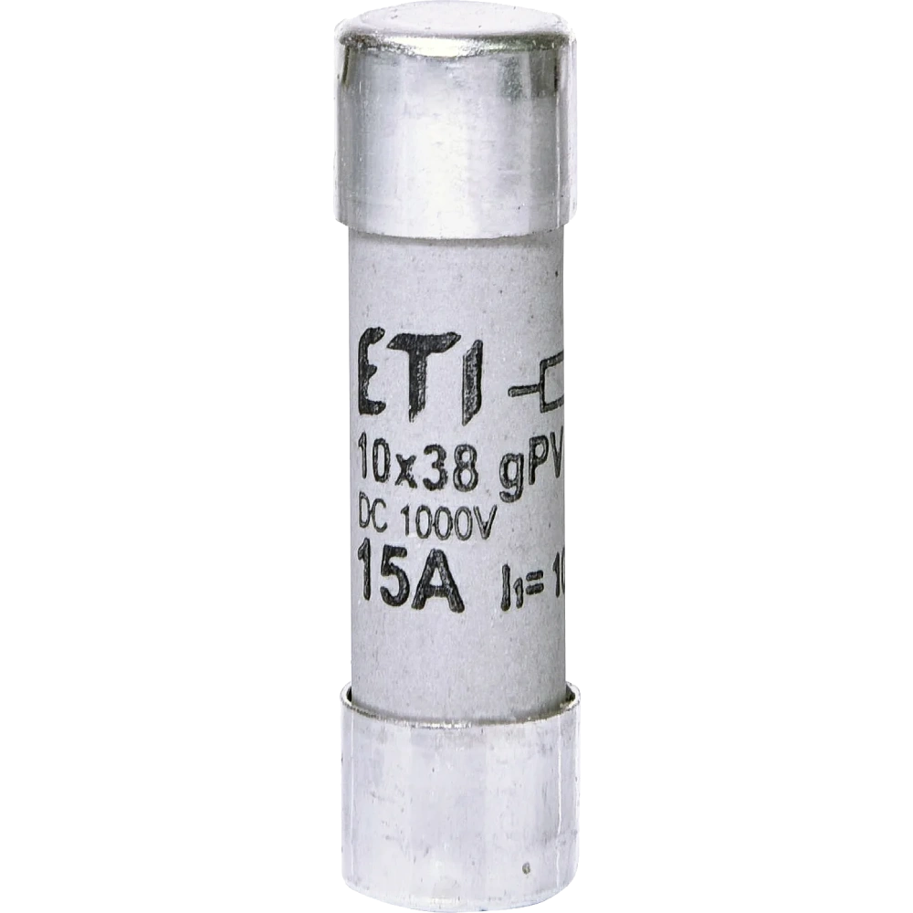 Запобіжник · ETI CH10x38 gPV 15A 1000V 10kA