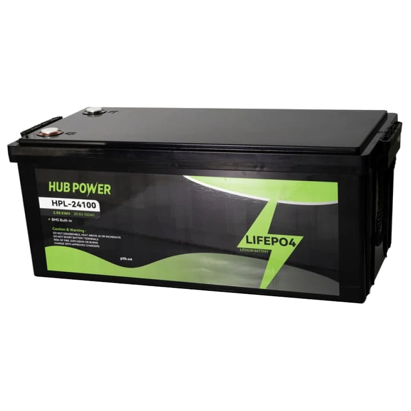 Акумуляторна батарея · Hub Power HPL-12200 LiFePO4 12В/200А•г