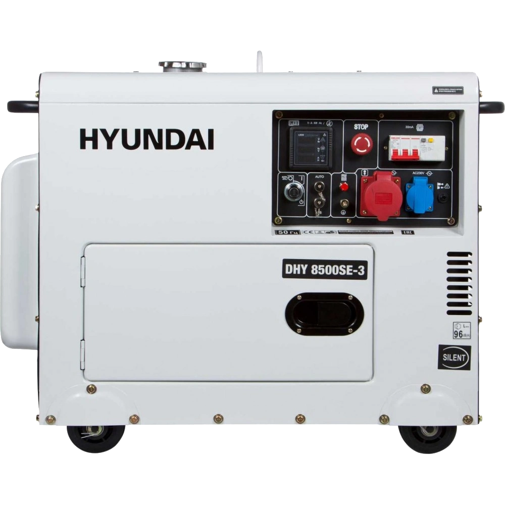 Генератор дизельний · Hyundai DHY 8500SE-3