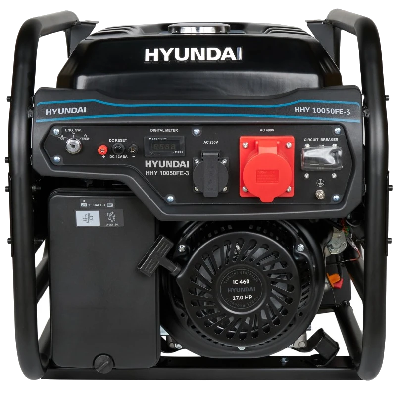 Генератор бензиновий · Hyundai HHY 10050FE-3